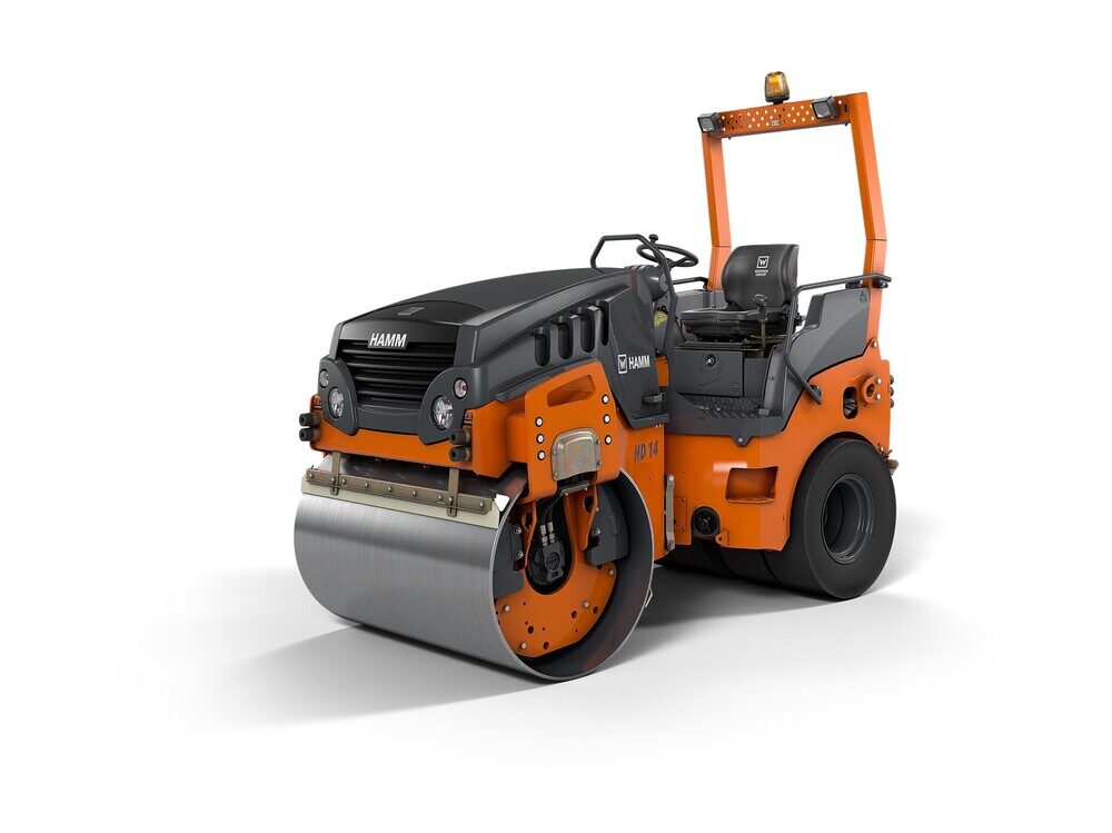 Каток тротуарный комбинированный HAMM HD 14 VT 